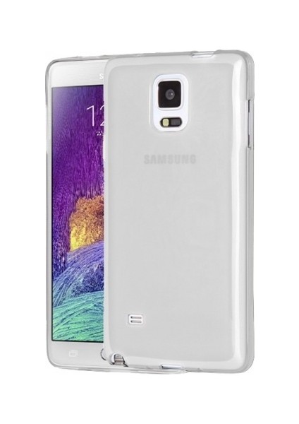 Samsung Galaxy Note 4 Silikon Kılıf Şeffaf