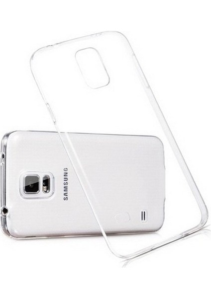 Samsung Galaxy S5 Silikon Kılıf + Cam Ekran Koruyucu Şeffaf