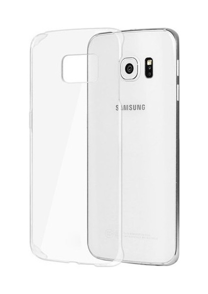 Samsung Galaxy S6 Edge Silikon Kılıf + Full Body Ekran Koruyucu 360 (Ön-Arka) Şeffaf