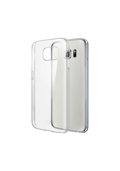 Samsung Galaxy S6 Silikon Kılıf + Cam Ekran Koruyucu Şeffaf