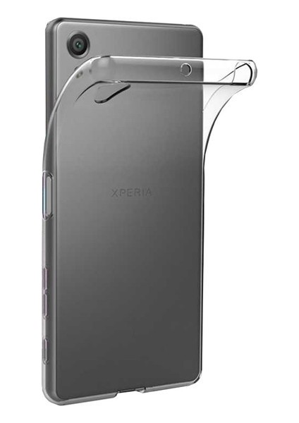 Sony Xperia XA1 Ultra Silikon Kılıf + Nano Ekran Koruyucu Şeffaf