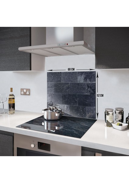 Eskitme İndigo Taş | Cam Kesme Tahtası - Cam Kesme Tablası | 52cm x 60cm