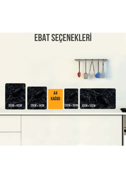 Kişiye Özel - Beyaz Mermer Görünümlü | Cam Kesme Tahtası - Cam Kesme Tablası | 20cm x 30cm fırsatları