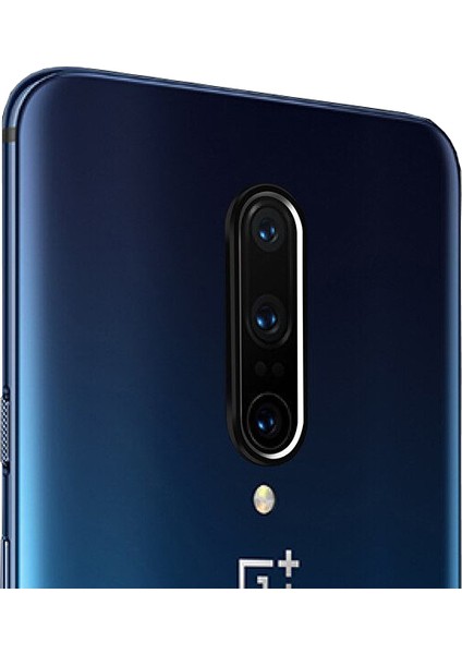 Oneplus 7 Plus Kamera Lens Koruma Halkası Açık Tasarım Siyah modelleri