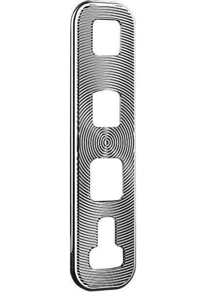 Samsung Galaxy S10+ Kamera Lens Koruma Halkası Kapalı Tasarım Gümüş