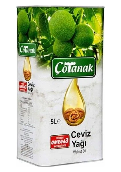 Ceviz Yağı 5 Lt Teneke