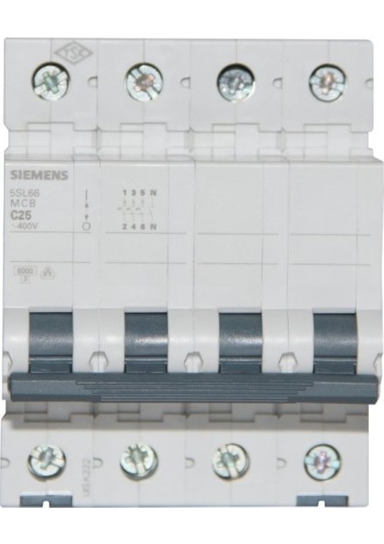 Otomatik Sigorta C25A - 6Ka 70Mm - 5Sl6625-7Ya - 3F+N