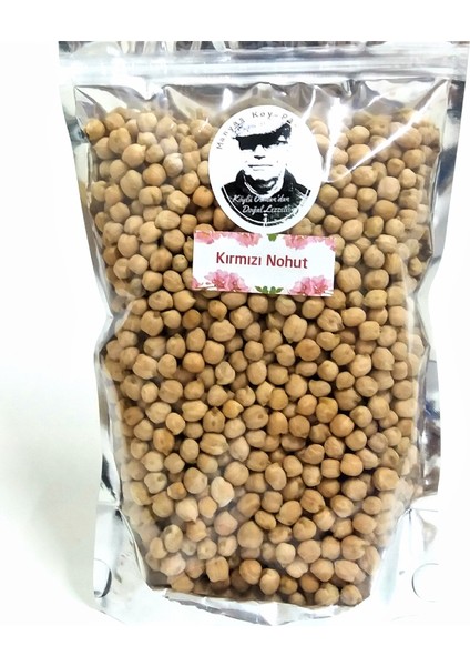 Doğal Yerli Ata Tohum Kırmızı Nohut 500 gr Paket