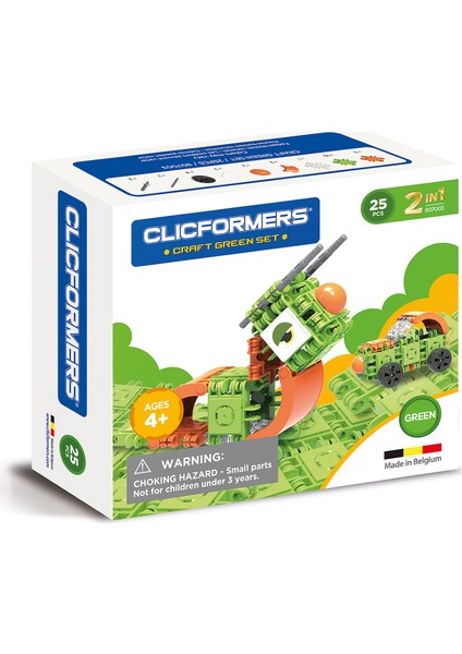 - Craft Set Green - 25 Parça