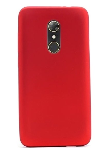 Alcatel A7 Silikon Kılıf - Kırmızı