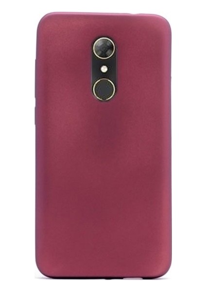Alcatel A7 Silikon Kılıf - Bordo