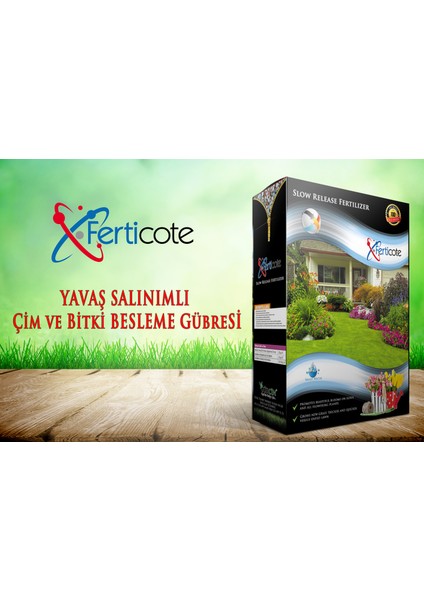 14-14-14+Me Ferticote 1 kg Tüm Bitkiler Için Besleme Gübresi