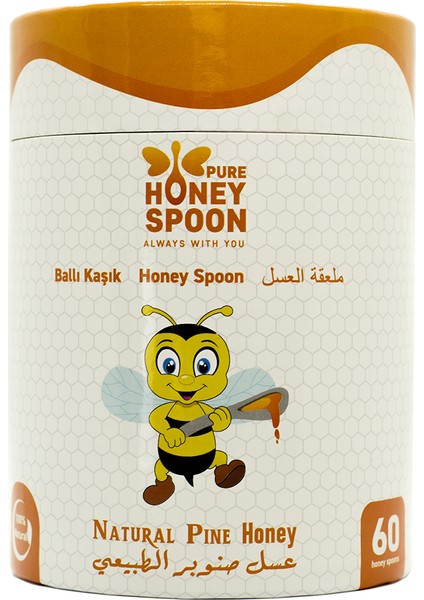 Pure Honey Spoon | Ballı Kaşık (60 x 7 gr Paket)