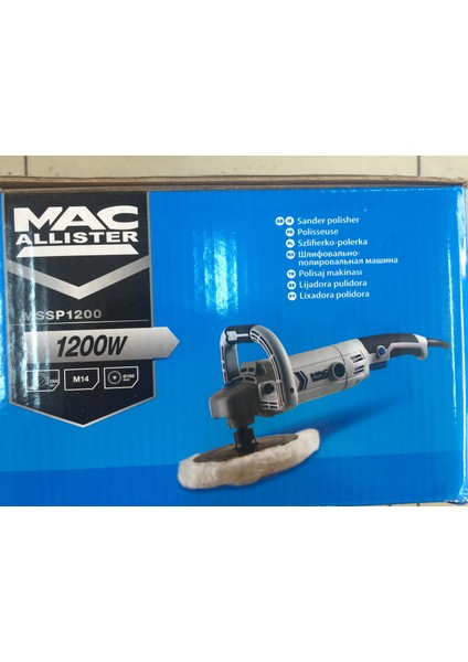 Mac Allister 1200 W Pasta Cila Polisaj Makinesi