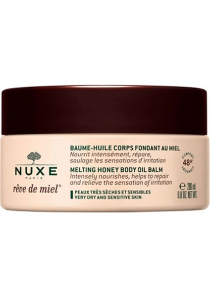 Reve De Miel Melting Honey Body Oil Balm Ballı Vücut Balsamı 200 ml