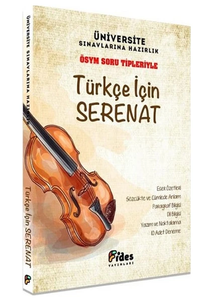 Fides Yayınları ÖSYM Soru Tipleriyle Türkçe İçin Serenat