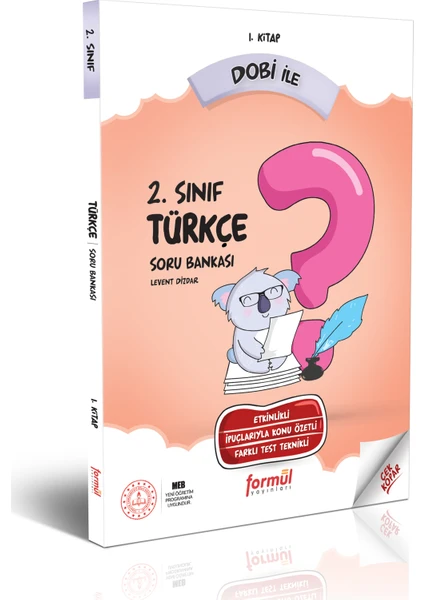 Formül Yayınları Dobi 2. Sınıf Türkçe Soru Bankası 1. Kitap