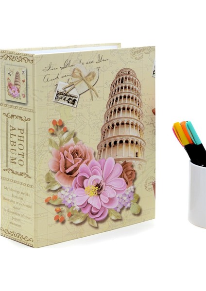Nobby Star 10 x 15 Ebatında 100'lük Paris Desen Fotoğraf Albümü Eyfel Kulesi modelleri