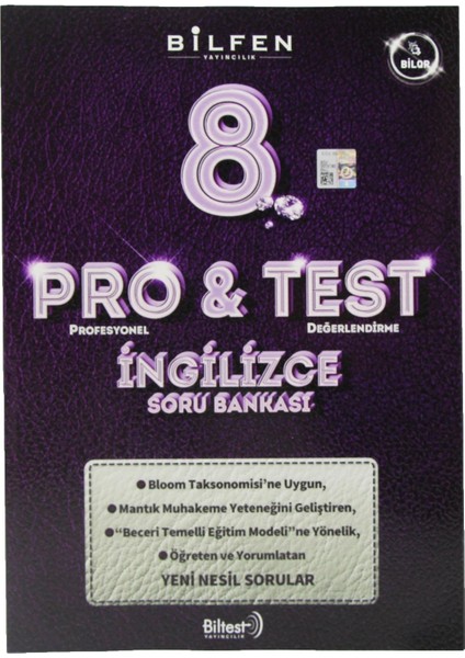 8. Sınıf Pro&Test İngilizce Soru Bankası