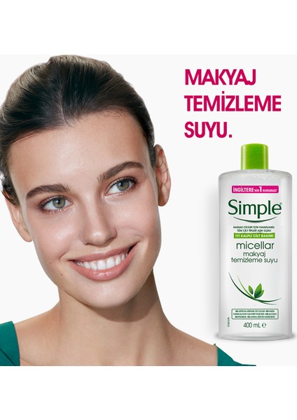 Kind To Skin Micellar Makyaj Temizleme Suyu Yüz Göz Ve Dudaklar İçin 400 ml