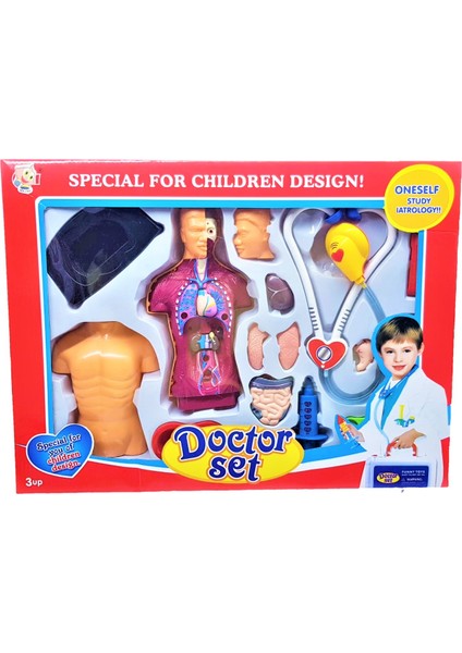 Anatomi Insan Vücudu Doktor Oyun Seti 18 Parça