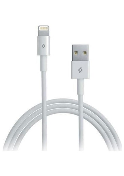 2DK7508B Lightning Şarj Kablosu Beyaz