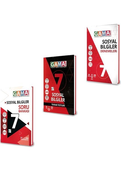 7. Sınıf Sosyal Bilgiler Soru Bankası Set-2020