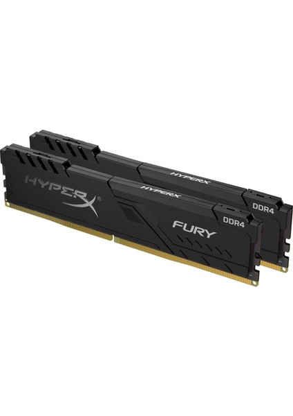 16GB 3200MHZ Ddr4 CL16 Dımm (Kıt Of 2)  Hyperx Fury Black Serısı HX432C16FB3K2/16