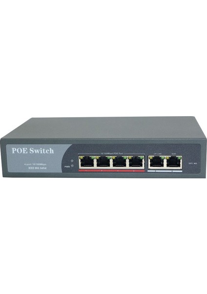 4 Port Poe Switch + 2 Port Uplink Port