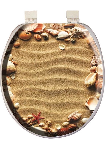 Classic Desenli Yumuşak Klozet Kapağı