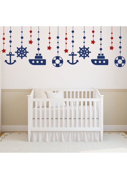 Kaptan Olacak Çocuk Xl Denizci Bebek ve Çocuk Odası Duvar Sticker
