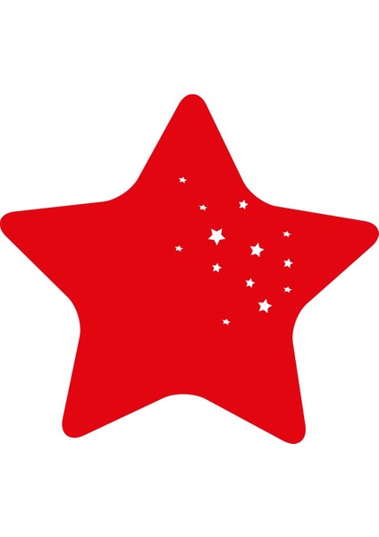 Bulutlarda Uyuyan Ayıcık Sarı Kırmızı Yıldızlar Beyaz Bulutlar Ay Dede Sticker fiyatları