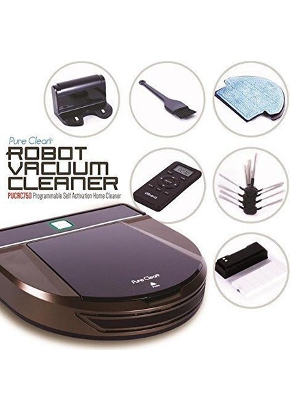 Robot Vacuum Cleaner With Programmable Self Activation And Automatic Charge Dock indirimleri