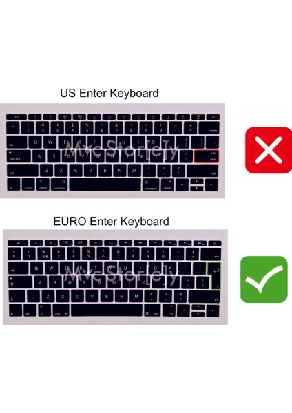 Macbook Pro Klavye Koruyucu UK(EU) İngilizce Baskı A1706 A1989 A2159 A1707 A1990 Uyumlu fırsatları