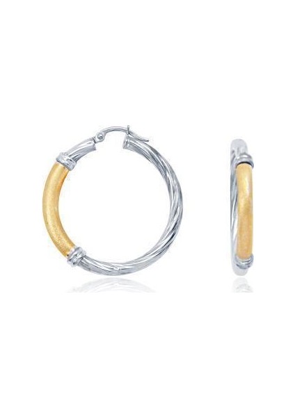 14 Ayar Altın Halka Küpe