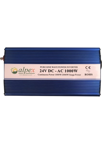 Tam Sinüs Inverter 1000W 24V