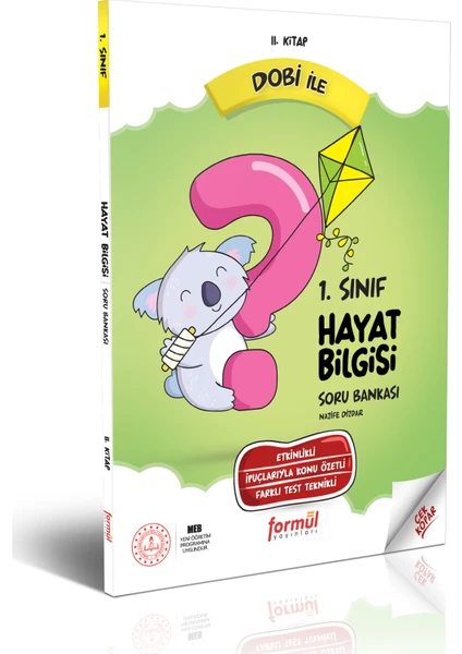 Formül Yayınları Dobi 1. Sınıf Hayat Bilgisi Soru Bankası 2. Kitap