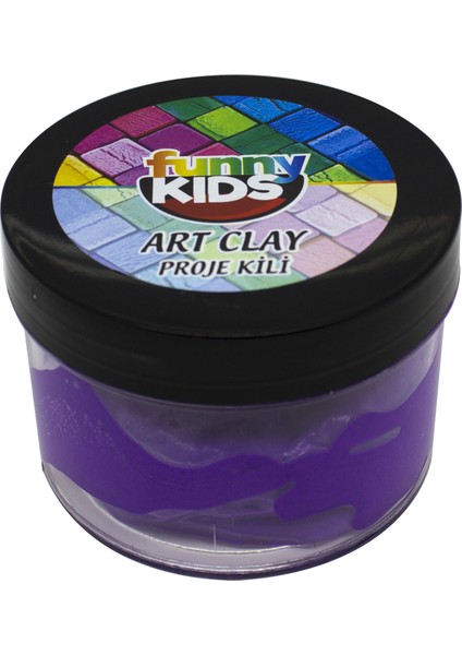 Funny Kids Art Clay Proje Kili 40 cc - Mor