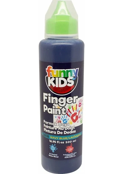 Funny Kids Parmak Boyası 500 ml - 2818 Lacivert