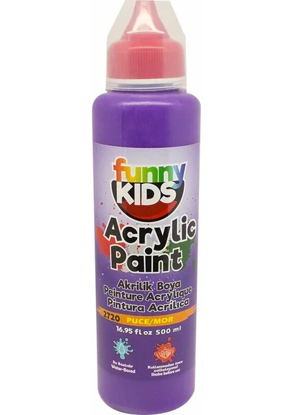 Funny Kids Akrilik Boya 500 ml - 2720 Mor