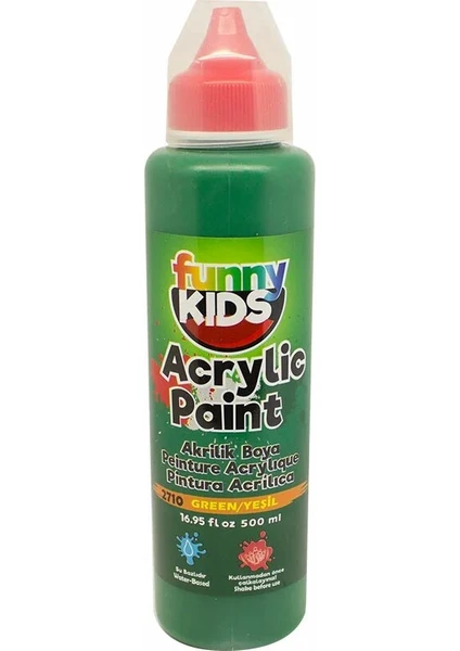 Funny Kids Akrilik Boya 500 ml - 2710 Yeşil