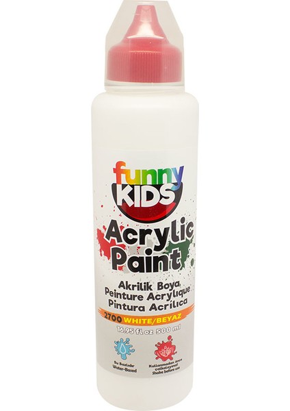 Akrilik Boya 500 ml - 2700 Beyaz