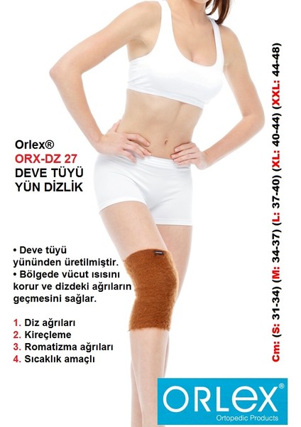 ® Orx-Dz 27 Deve Tüyü Yün Dizlik