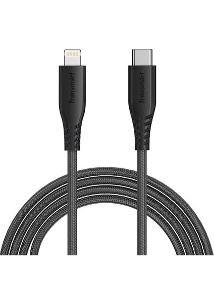 LCC04 Type-C Lightning iPhone Uyumlu Hızlı Şarj Kablosu Siyah