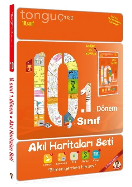 Tonguç Akademi 10. Sınıf 1. Dönem 10.1 Akıl Haritaları Seti