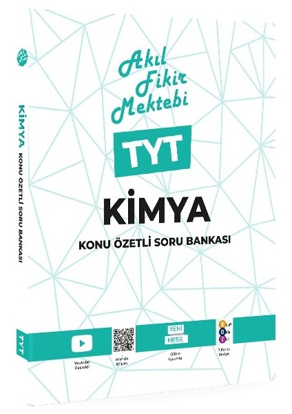 Akıl Fikir Mektebi TYT Kimya Konu Özetli Soru Bankası