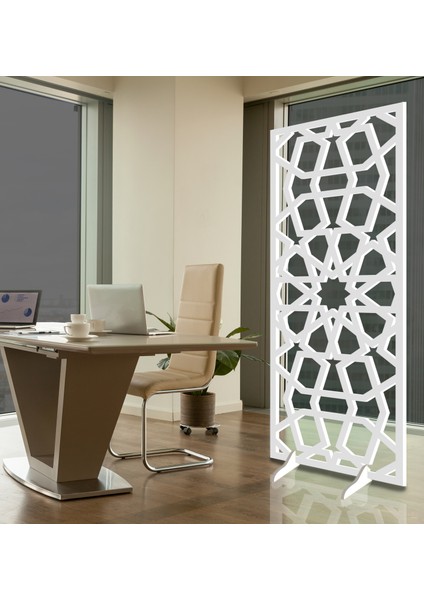 Liar Ahşap Seperatör (Paravan) - KSP-203 - (10 mm) - (69 cm x 139 cm) - (Beyaz) fiyatları