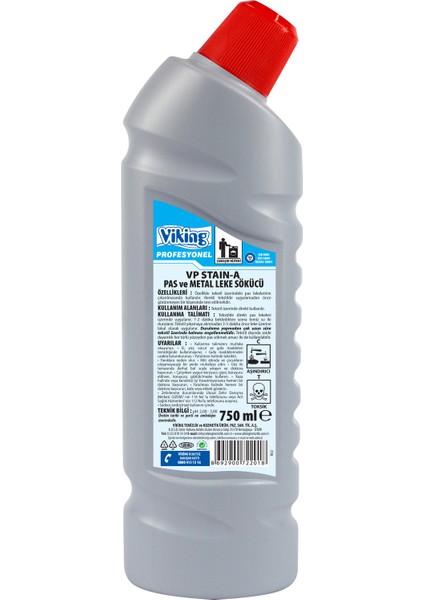 Vp Stain-A Pas Ve Metal Leke Sökücü 750 ml
