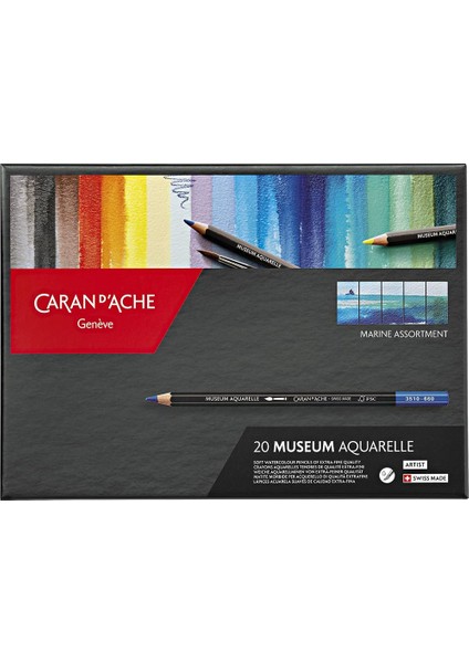 Museum Aquarelle - 20 Renkli Marin Set modelleri