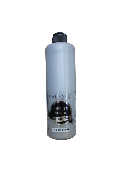 Hybrid Multisurfaces Akrilik Boya 500 ml Metalik Gümüş